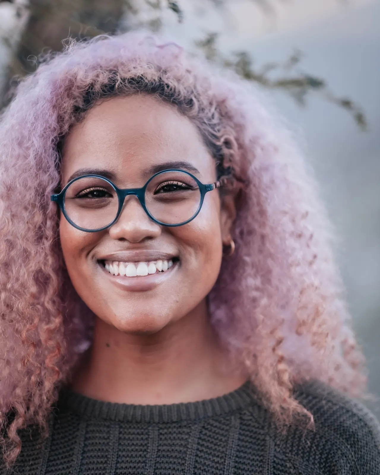 Outdoor eyewear portrait shoot by Web Brew
